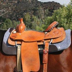 Equestrian applications for felt materials